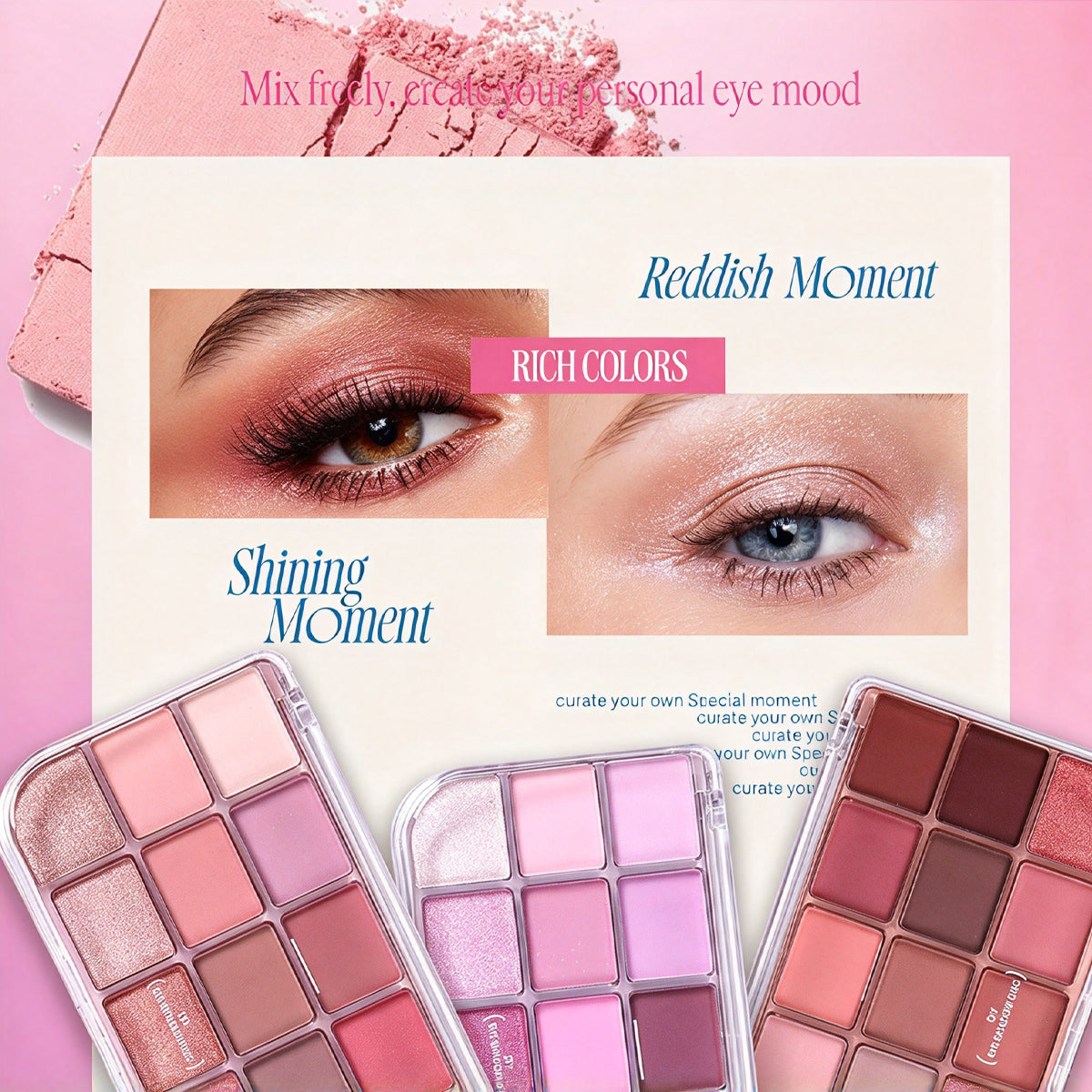 15-Color Eyeshadow Palette