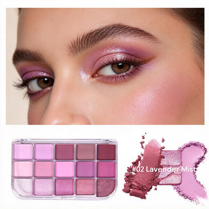 15-Color Eyeshadow Palette