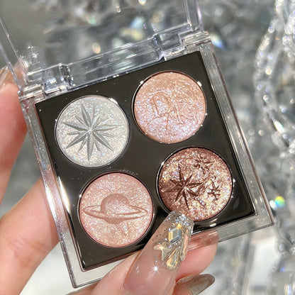 Four-Color Starry Sky Eyeshadow Palette
