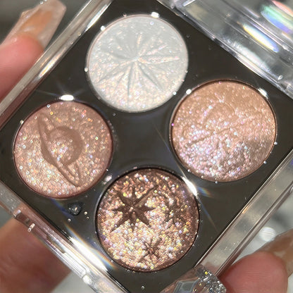 Four-Color Starry Sky Eyeshadow Palette