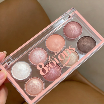 8-Color Eyeshadow Palette – Long-Lastin