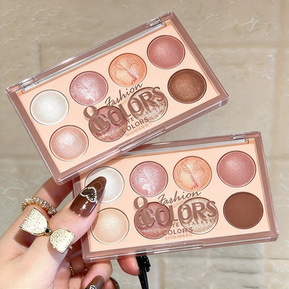 8-Color Eyeshadow Palette – Long-Lastin