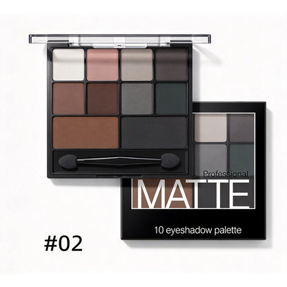 10-Color All-Matte Eyeshadow Palette