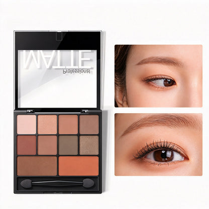 10-Color All-Matte Eyeshadow Palette