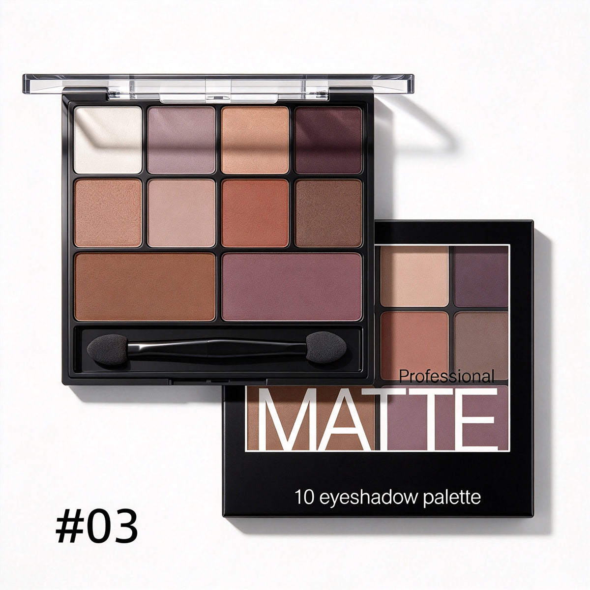10-Color All-Matte Eyeshadow Palette