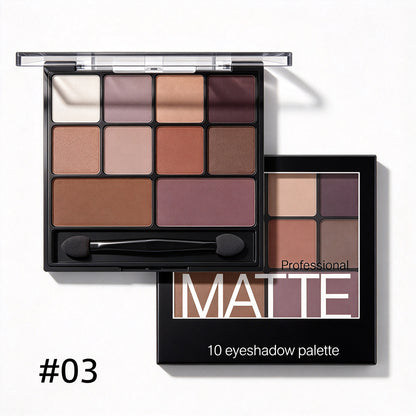 10-Color All-Matte Eyeshadow Palette