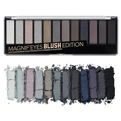 12-Color Eyeshadow Palette with Shimmer