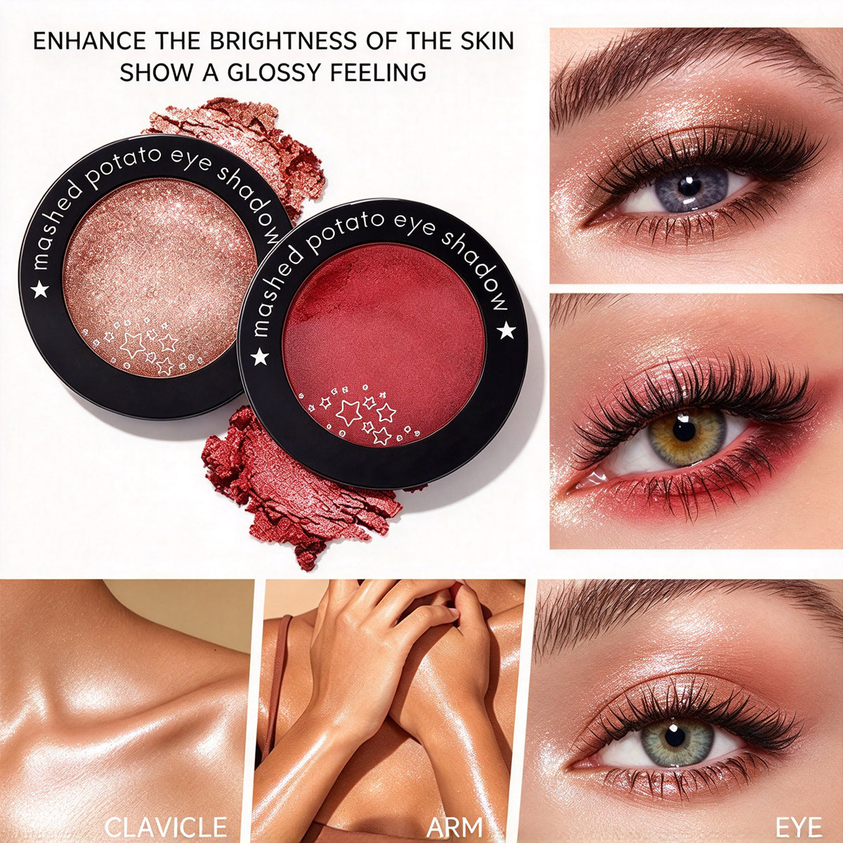 Mashed potato  eye shadow
