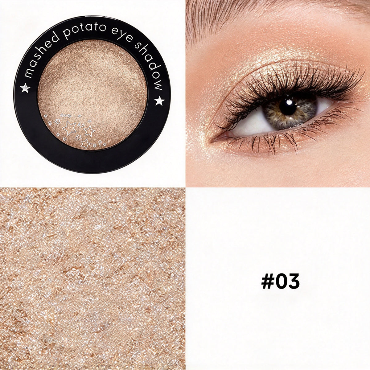 Mashed potato  eye shadow